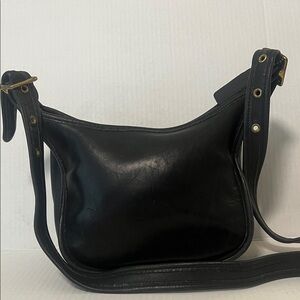 Coach Black Leather Shoulder Bag